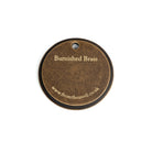 White background image of From The Anvil's Burnished Brass finish swatch