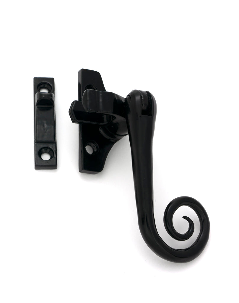 White background image of From The Anvil's Black Locking Monkeytail Fastener (Steel Window)