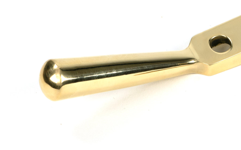 White background image of From The Anvil's Polished Brass 8" Newbury Stay (Steel Window)