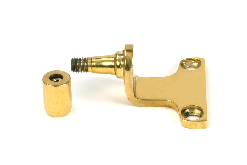 White background image of From The Anvil's Polished Brass Locking Stay Pin (Steel Window)