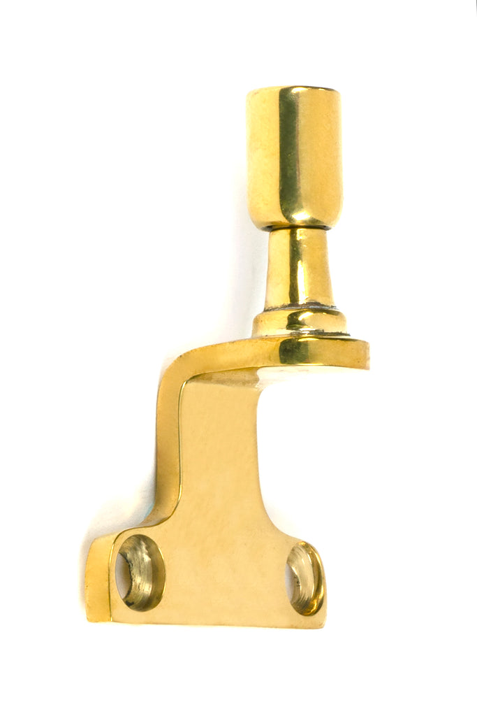 White background image of From The Anvil's Polished Brass Locking Stay Pin (Steel Window)