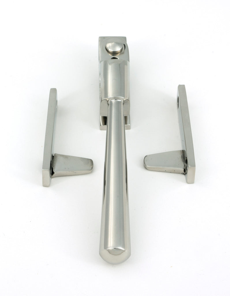 White background image of From The Anvil's Polished Marine SS (316) Night-Vent Locking Newbury Fastener