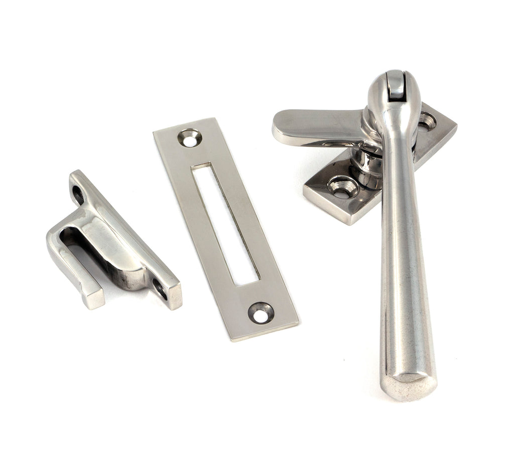 White background image of From The Anvil's Polished Marine SS (316) Locking Newbury Fastener