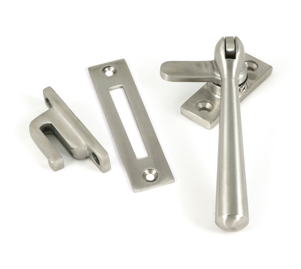 White background image of From The Anvil's Satin Marine SS (316) Locking Newbury Fastener