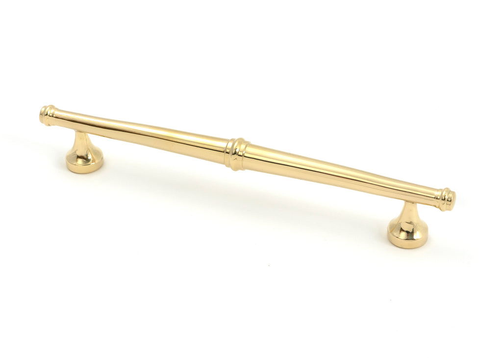 White background image of From The Anvil's Polished Brass Regency Pull Handle - Medium