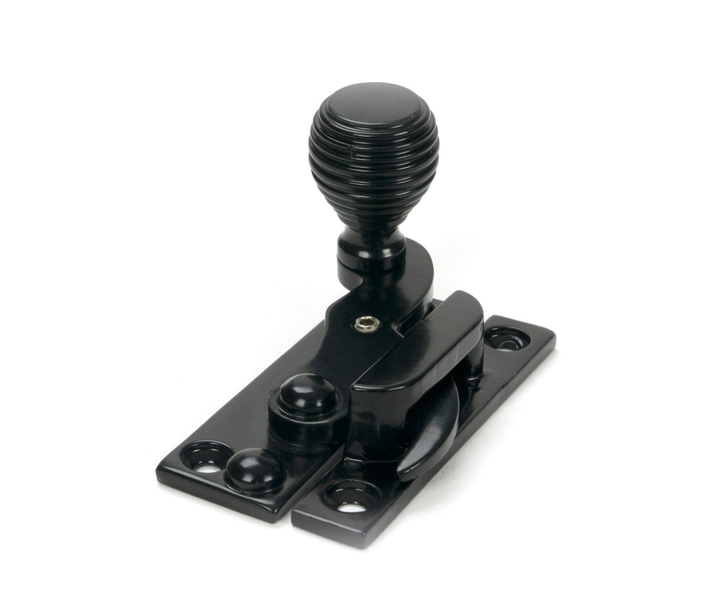 White background image of From The Anvil's Black Beehive Sash Hook Fastener