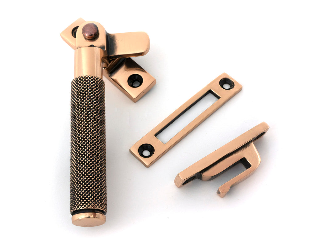 White background image of From The Anvil's Polished Bronze Locking Brompton Fastener – LH