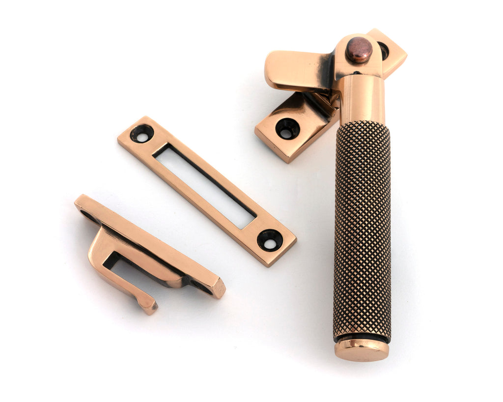 White background image of From The Anvil's Polished Bronze Locking Brompton Fastener – RH