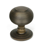 From The Anvil's Burnished Brass Beehive Centre Door Knob