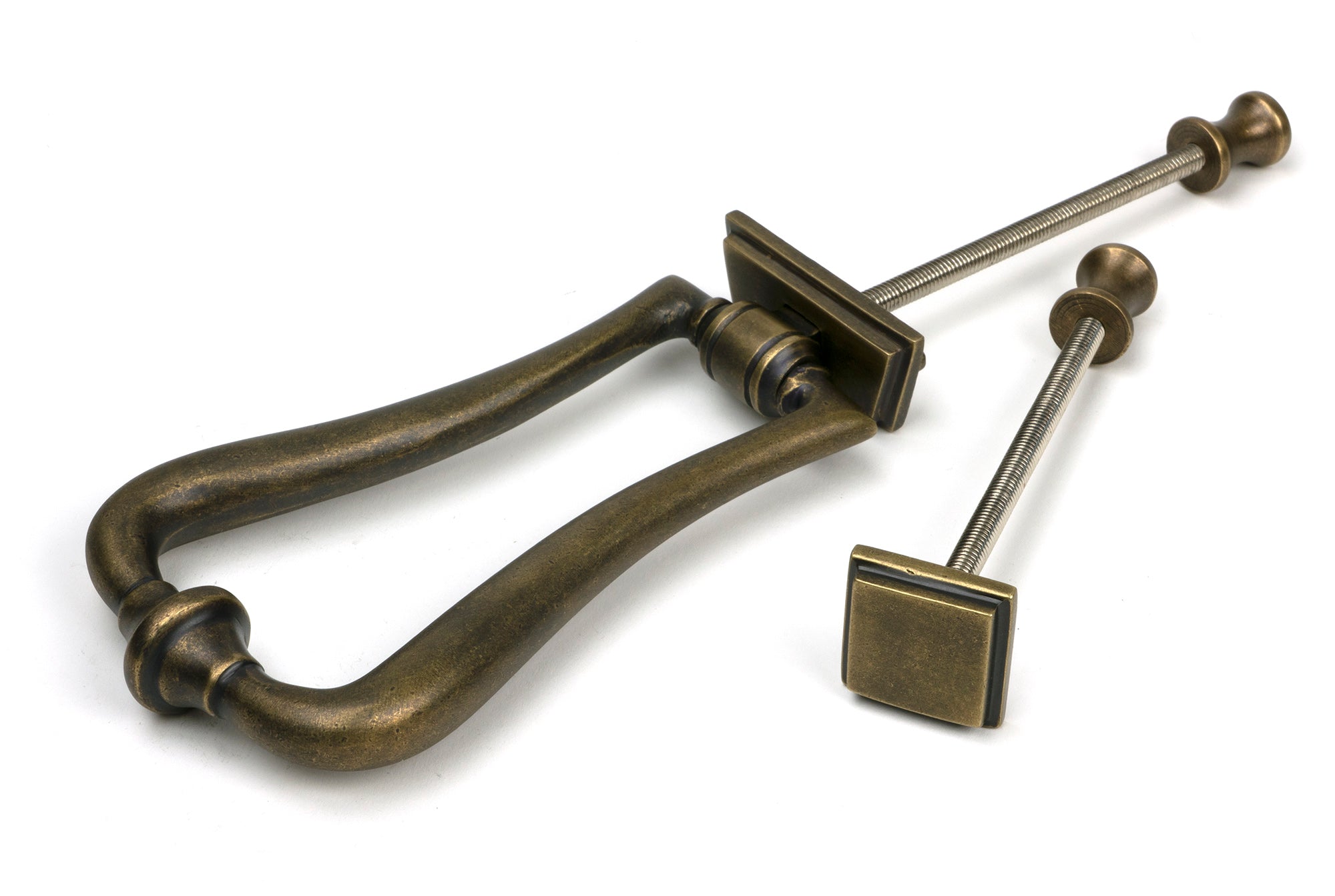 From The Anvil's Burnished Brass Art Deco Door Knocker