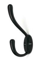 From The Anvil's Matt Black Newbury Hat & Coat Hook