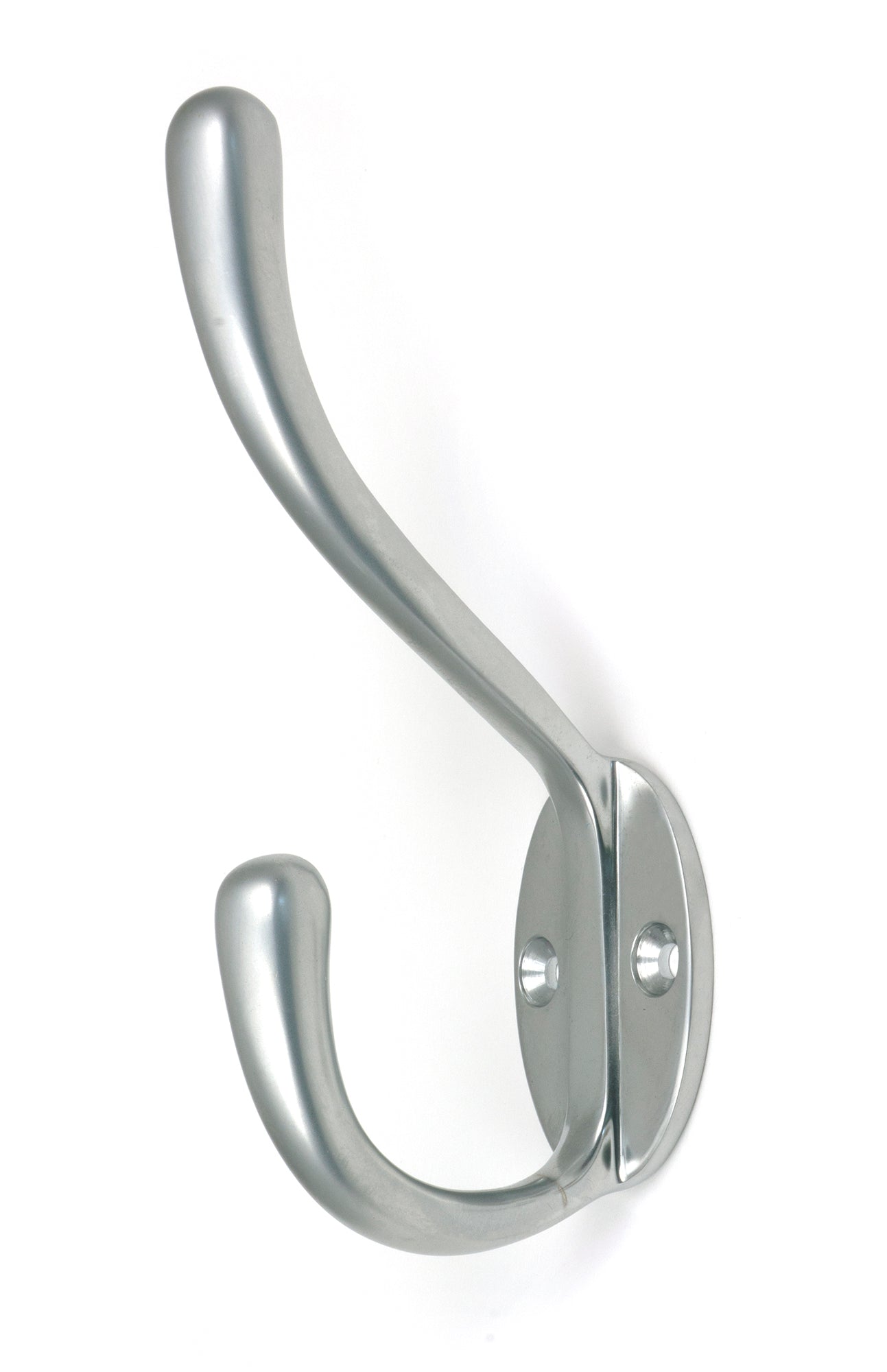 From The Anvil's Satin Chrome Newbury Hat & Coat Hook