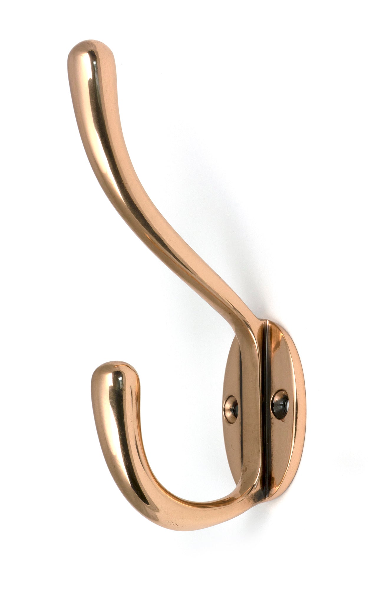 From The Anvil's Polished Bronze Newbury Hat & Coat Hook