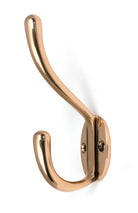 From The Anvil's Polished Bronze Newbury Hat & Coat Hook