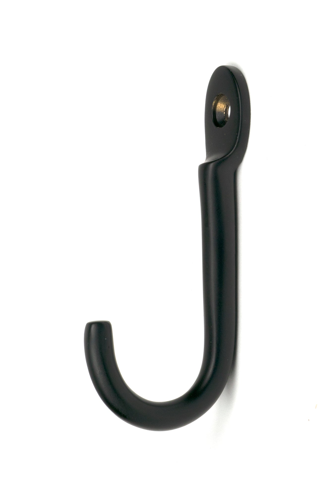 From The Anvil's Matt Black Traditional Coat Hook