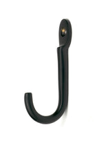 From The Anvil's Matt Black Traditional Coat Hook