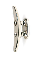 From The Anvil's Polished Nickel Marine Cleat Hook