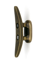From The Anvil's Burnished Brass Marine Cleat Hook