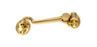 From The Anvil's Polished Brass Cabin Hook