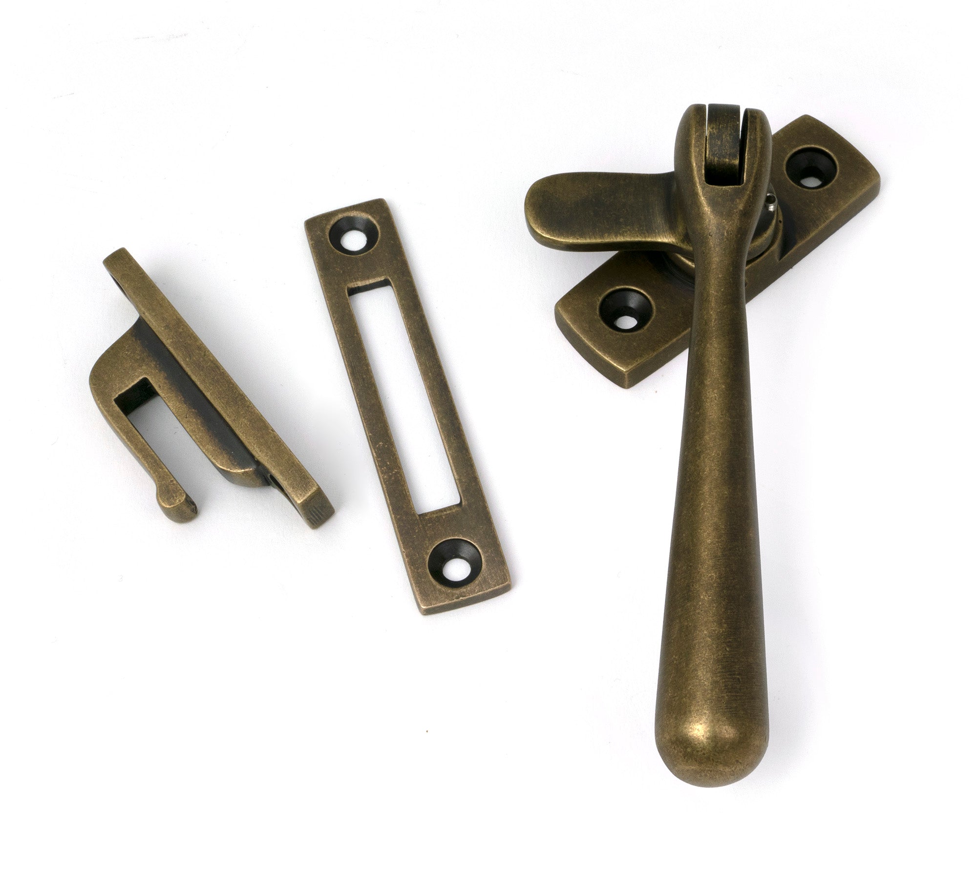 From The Anvil's Burnished Brass Locking Newbury Fastener