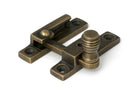 From The Anvil's Burnished Brass Prestbury Quadrant Fastener - Narrow