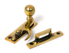 From The Anvil's Aged Brass Sash Hook Fastener
