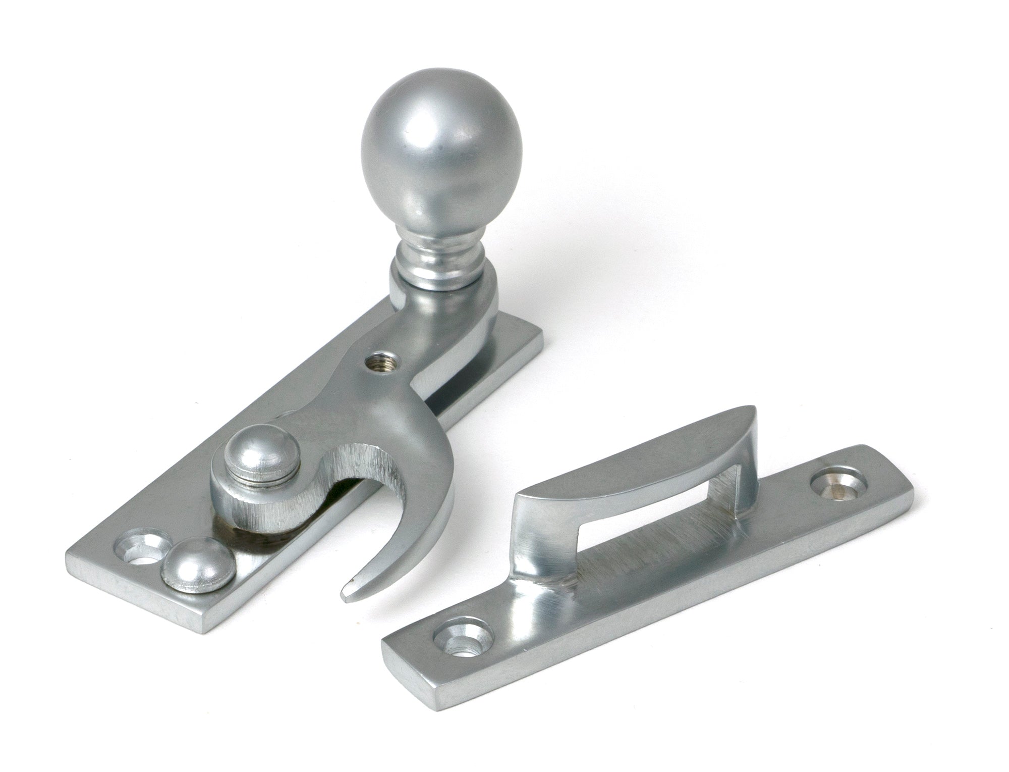 From The Anvil's Satin Chrome Sash Hook Fastener