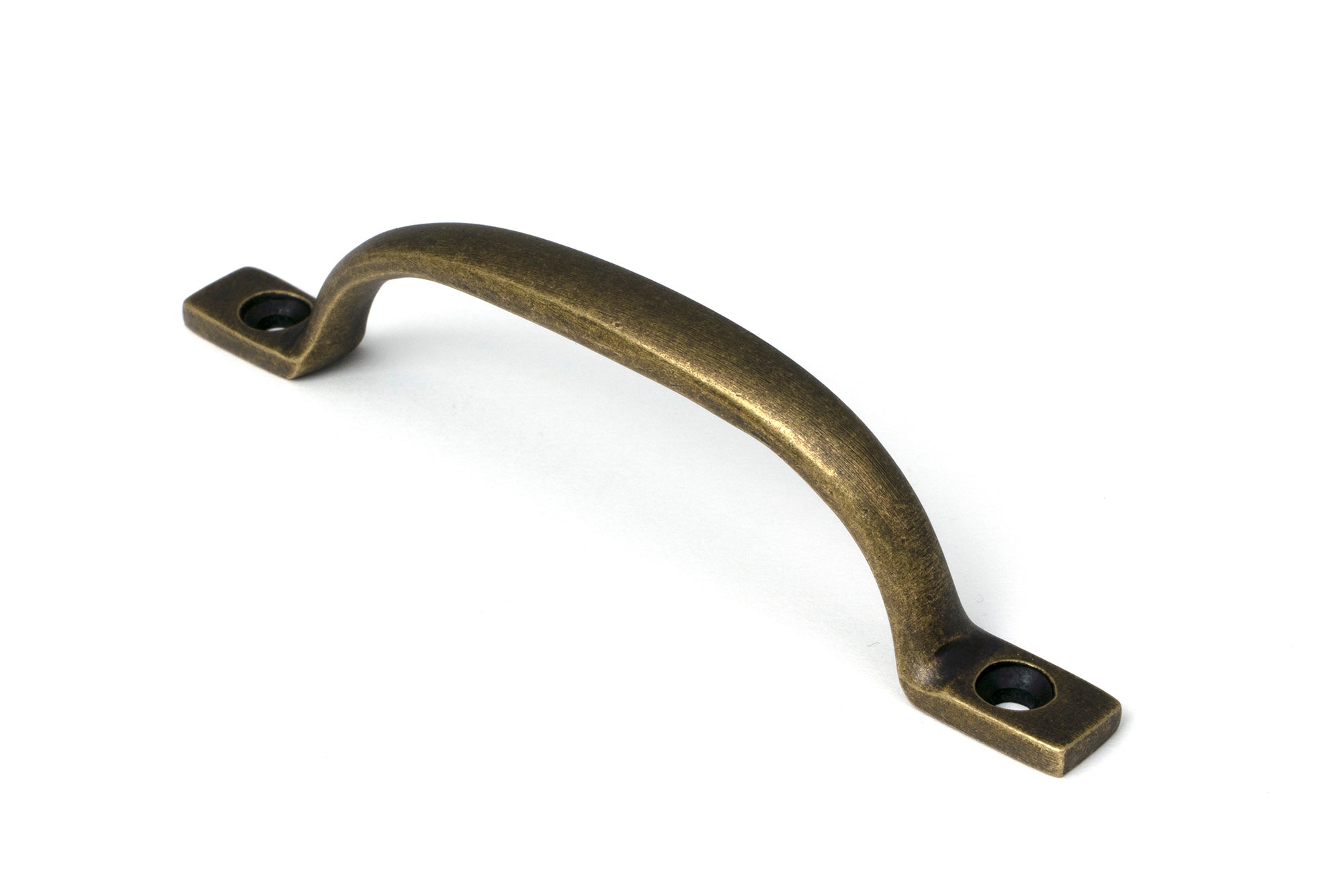From The Anvil's Burnished Brass Slim Sash Pull