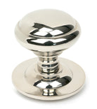 From The Anvil's Polished Nickel Round Centre Door Knob