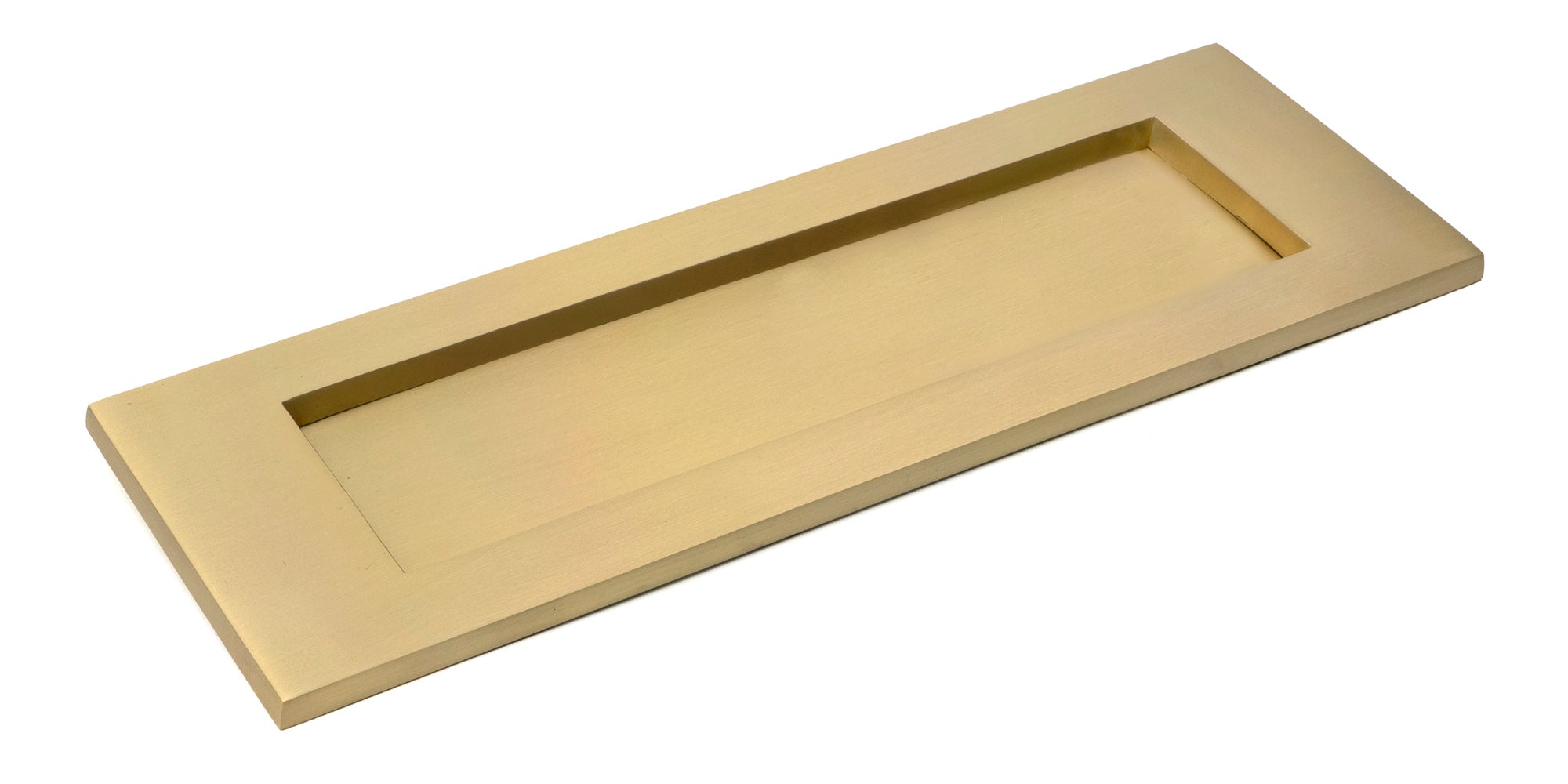 From The Anvil's Satin Brass Letter Plate