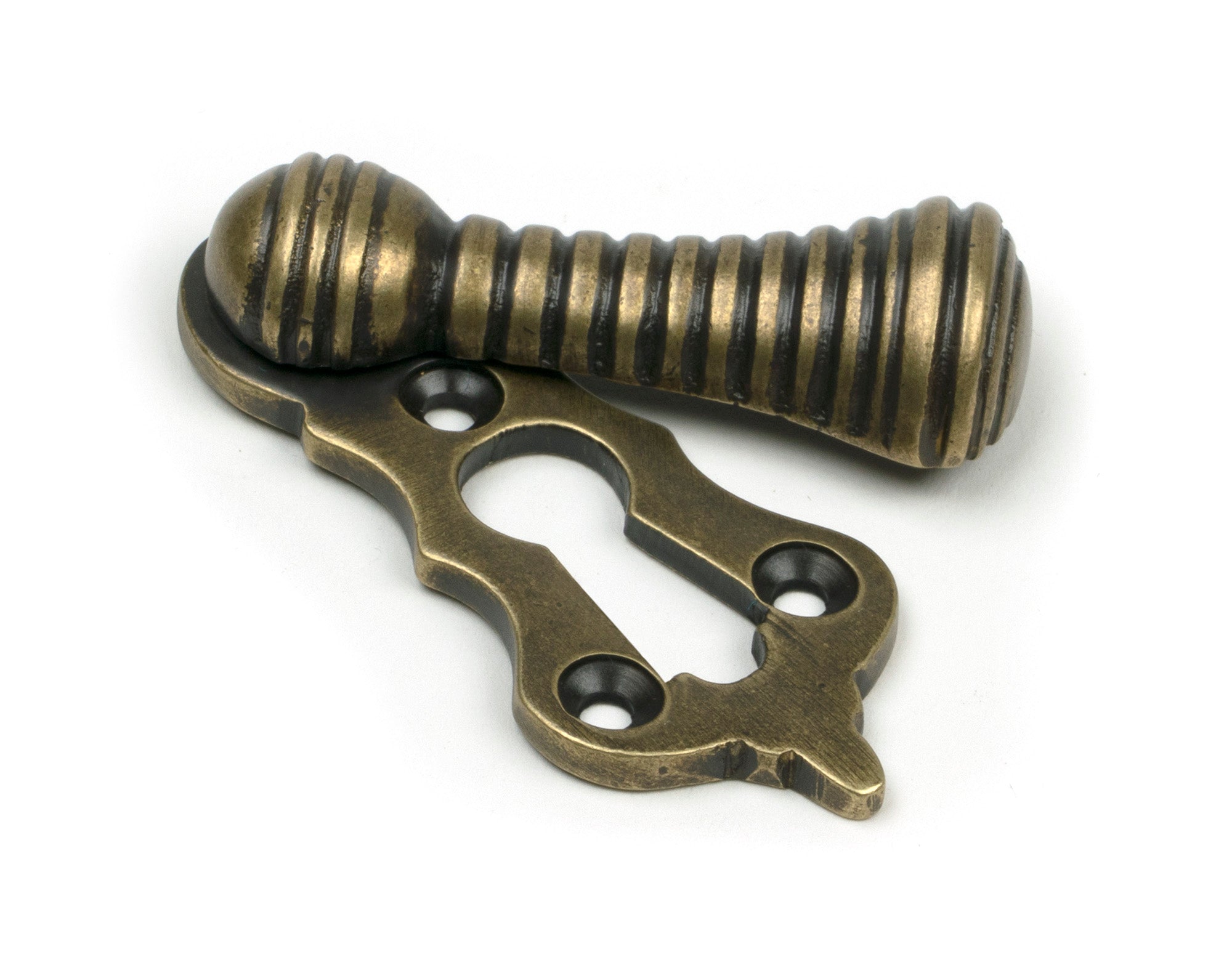 From The Anvil's Burnished Brass Beehive Escutcheon