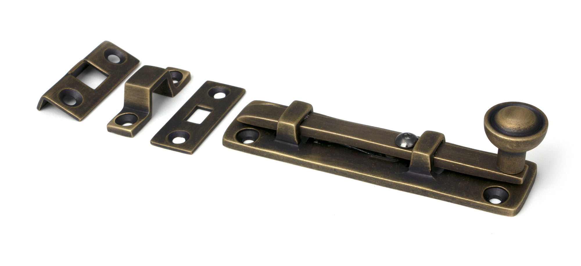 From The Anvil's Burnished Brass Universal Bolt