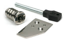 From The Anvil's Polished Marine SS (316) Key-Flush Sash Stop