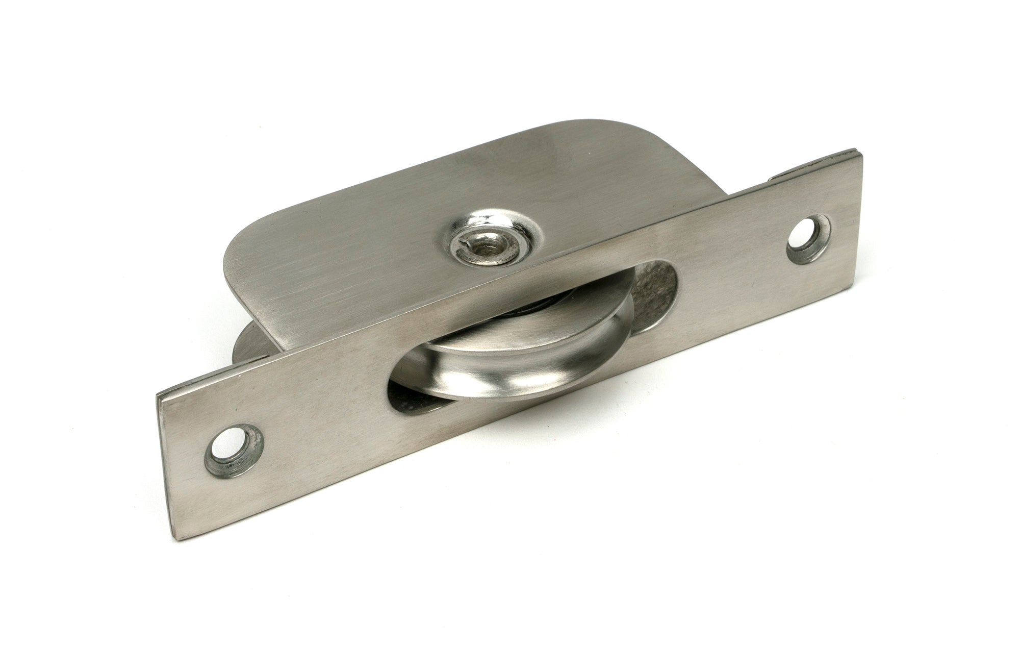 From The Anvil's Satin Marine SS (316) Square Ended Sash Pulley 75kg