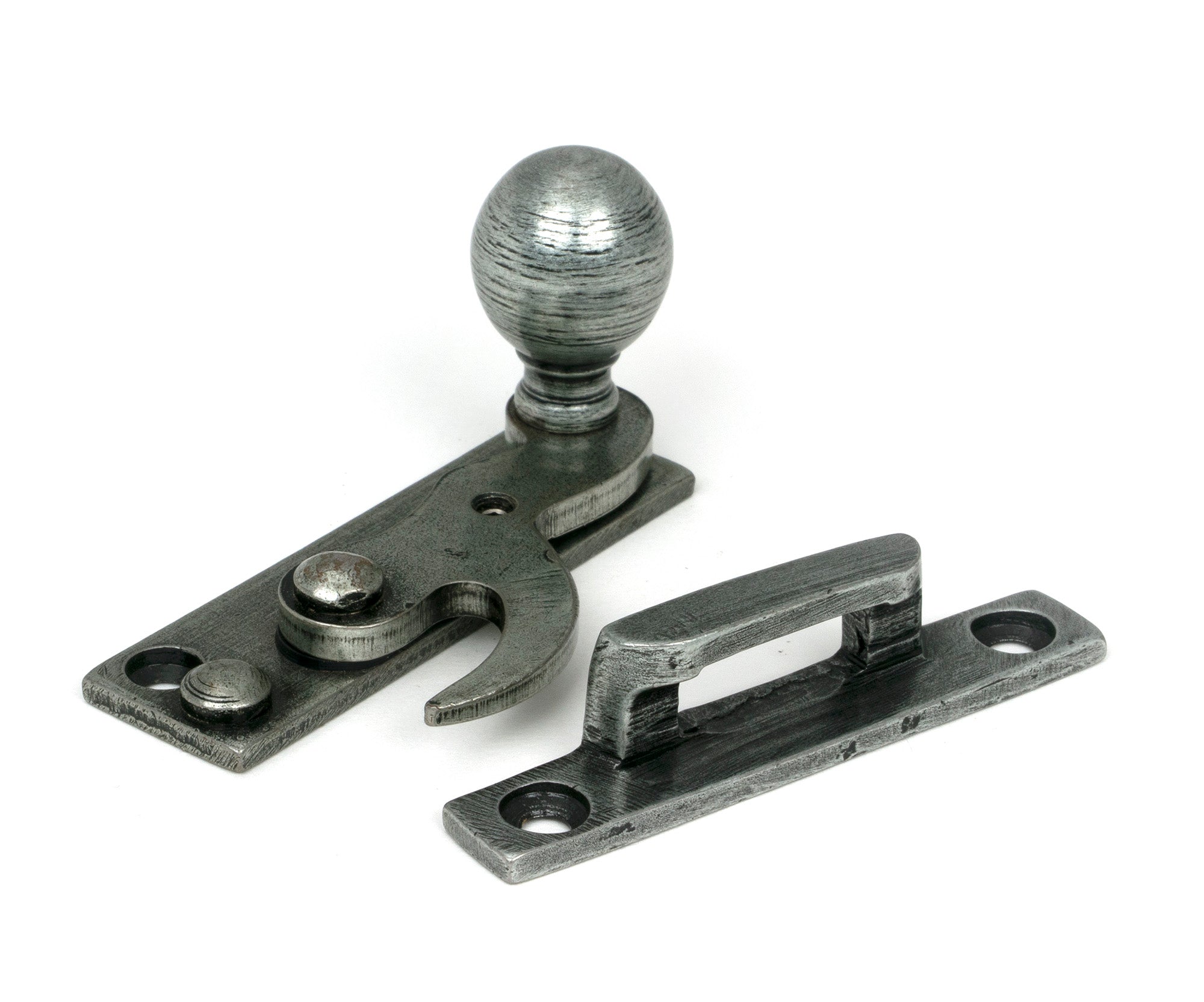 From The Anvil's Pewter Patina Sash Hook Fastener