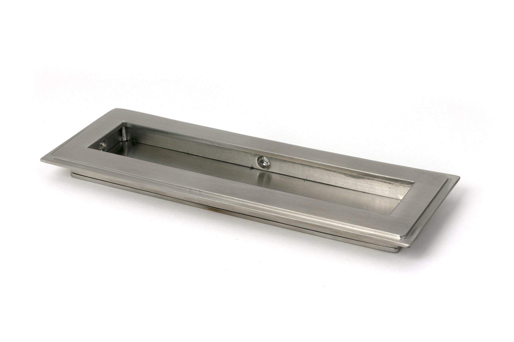 From The Anvil's Satin Marine SS (316) Art Deco Rectangular Pull