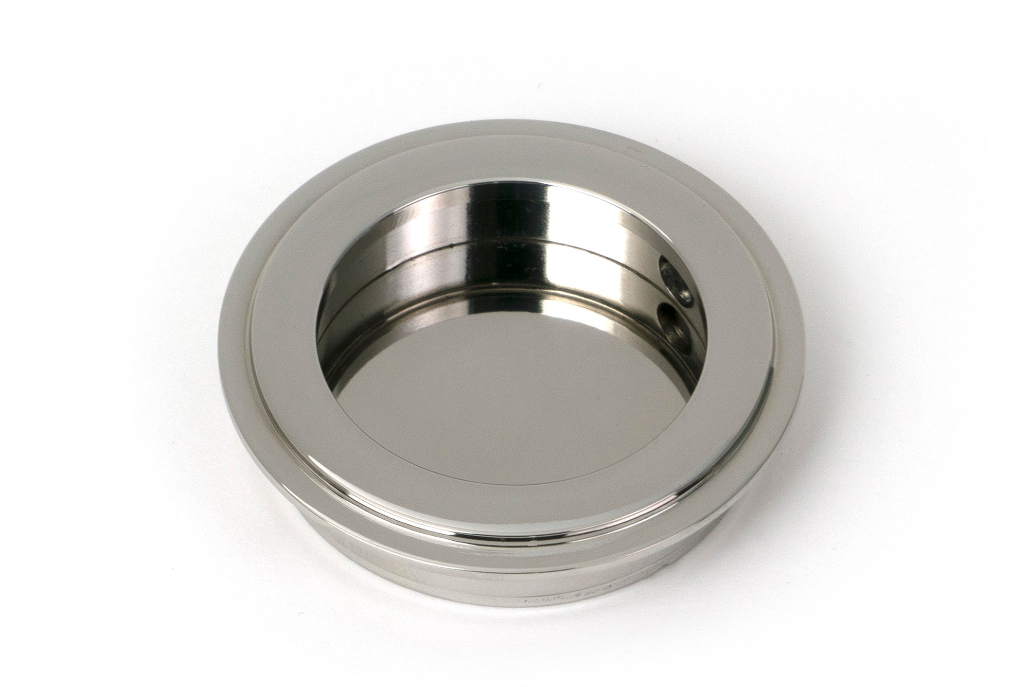 From The Anvil's Polished Marine SS (316) Art Deco Round Pull