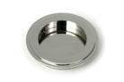 From The Anvil's Polished Marine SS (316) Art Deco Round Pull