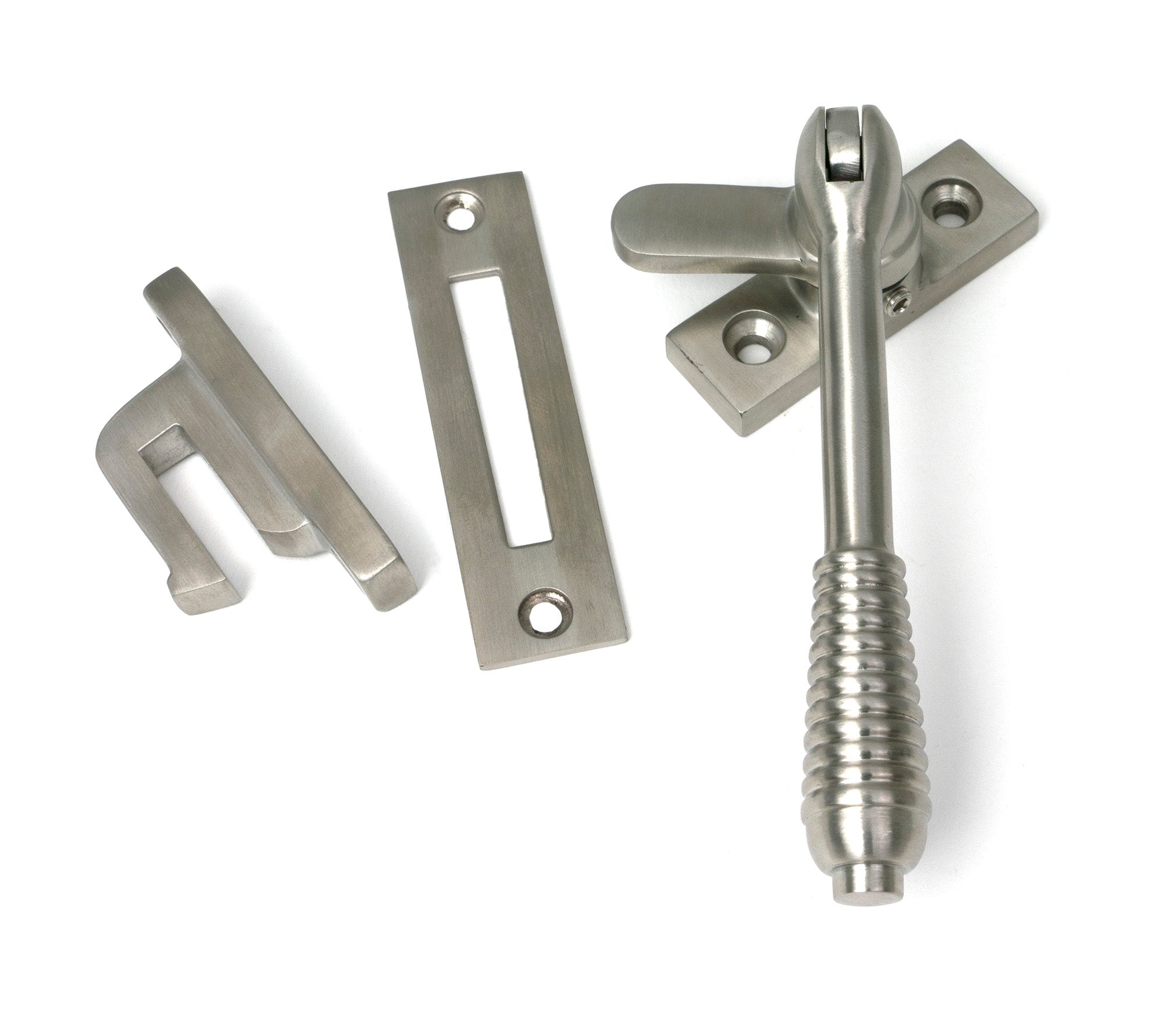 From The Anvil's Satin Marine SS (316) Locking Reeded Fastener