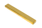 From The Anvil's Polished Brass Slimline External Blank Plate (Each)