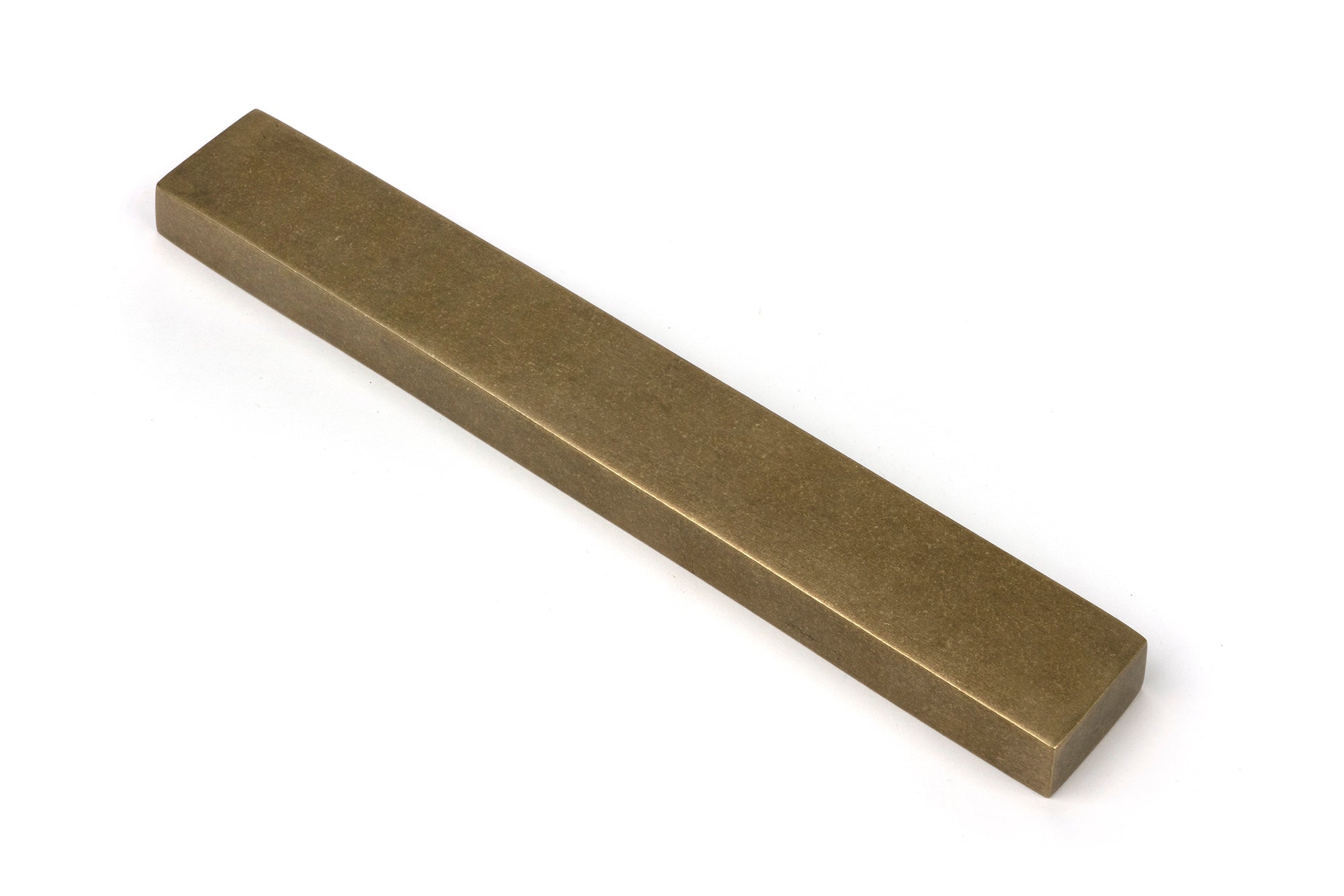 From The Anvil's Burnished Brass Slimline External Blank Plate (Each)