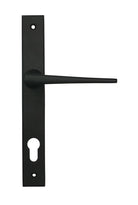 From The Anvil's Matt Black Eaton Slimline Lever Espag. Lock Set