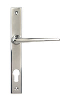 From The Anvil's Polished Marine SS (316) Eaton Slimline Lever Espag. Lock Set