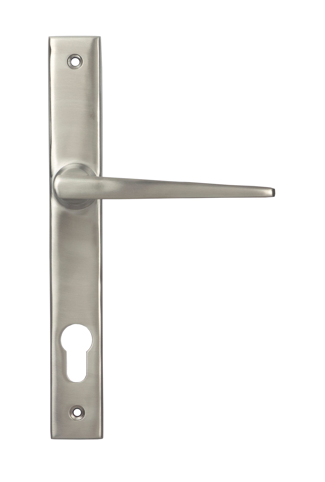 From The Anvil's Satin Marine SS (316) Eaton Slimline Lever Espag. Lock Set