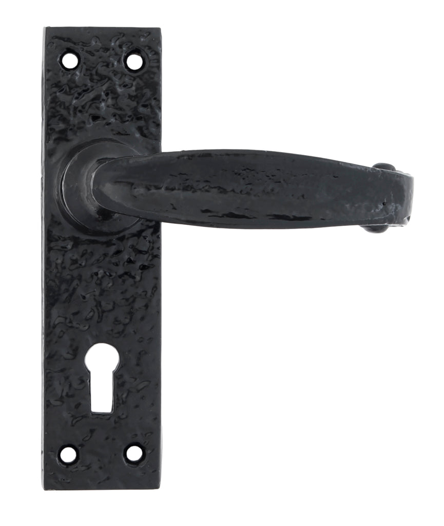 From The Anvil's Black Classic Lever Lock Set