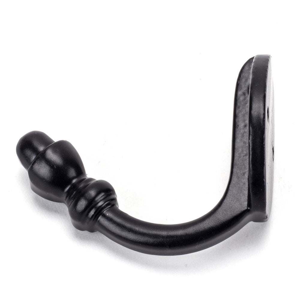 White background image of From The Anvil's Black Coat Hook | From The Anvil