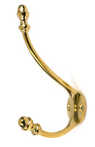 From The Anvil's Polished Brass Hat & Coat Hook