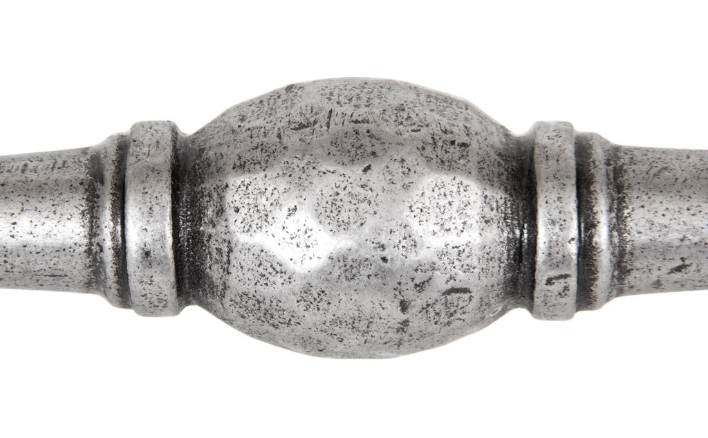 White background image of From The Anvil's Natural Smooth Hammered D Handle | From The Anvil