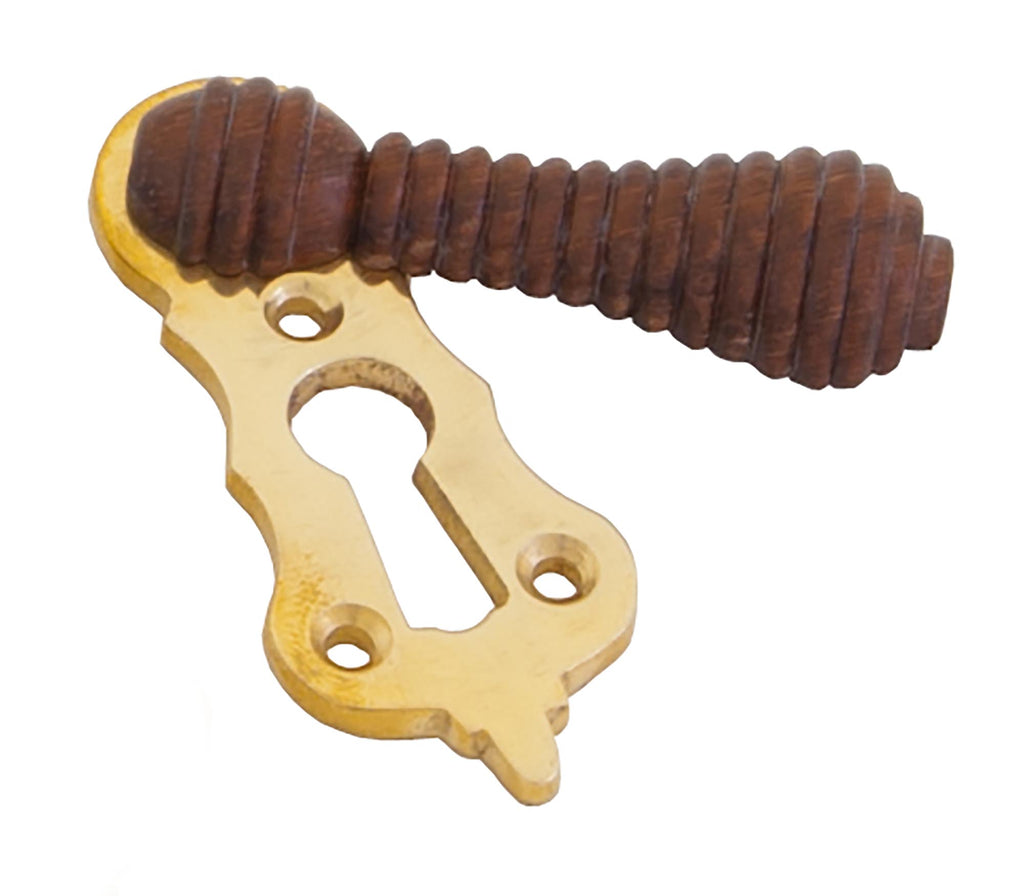 White background image of From The Anvil's Rosewood Beehive Escutcheon | From The Anvil