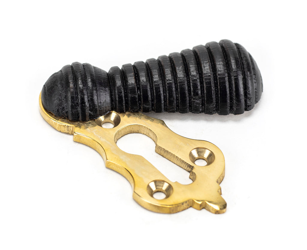 White background image of From The Anvil's Ebony Beehive Escutcheon | From The Anvil